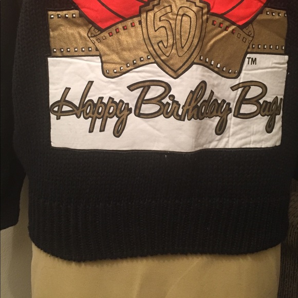 Rare Bugs Bunny 50th birthday sweater. - Picture 5 of 6